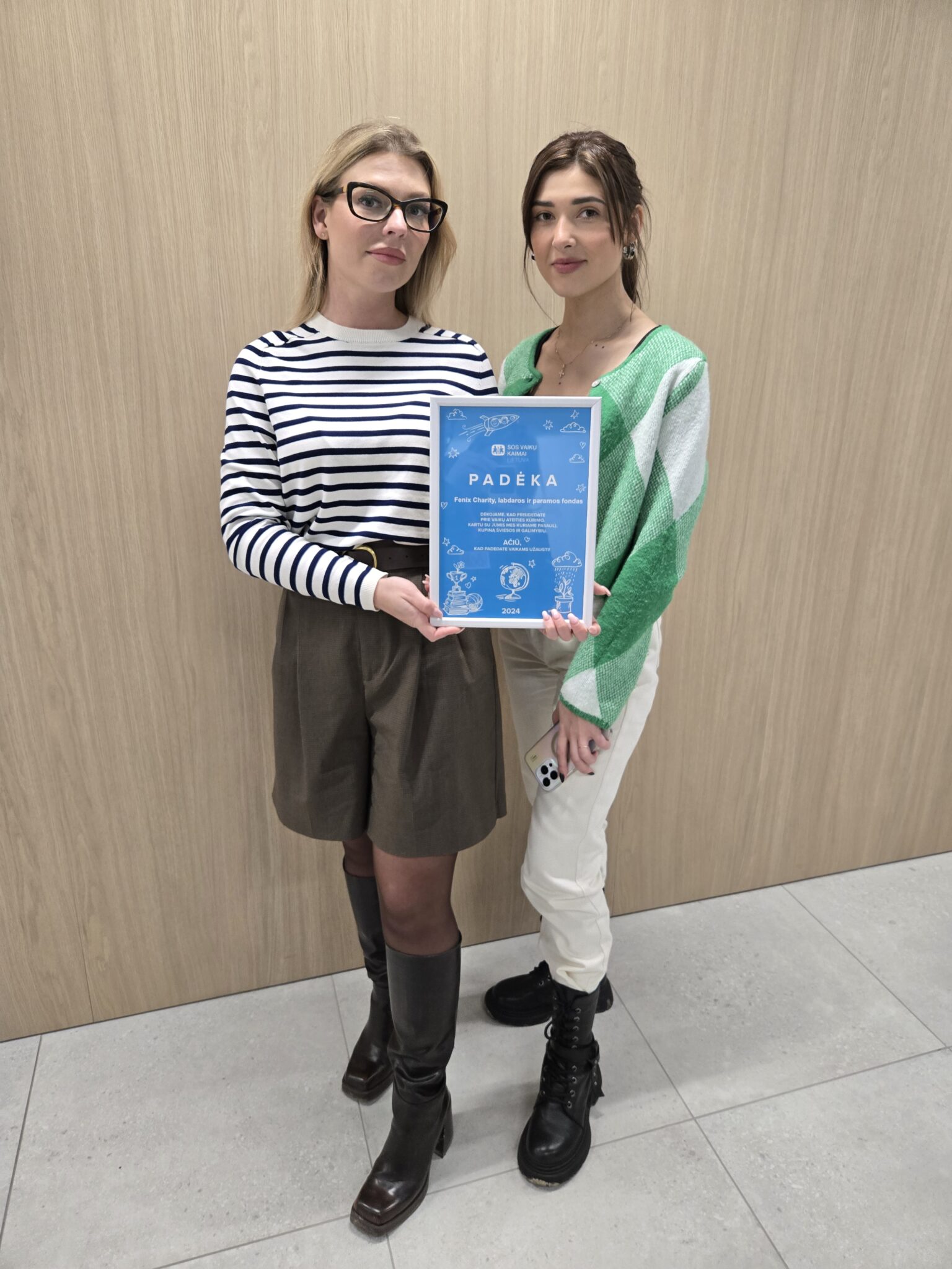 Fenix Charity Fund Has Received Gratitude from SOS Vaikų Kaimai