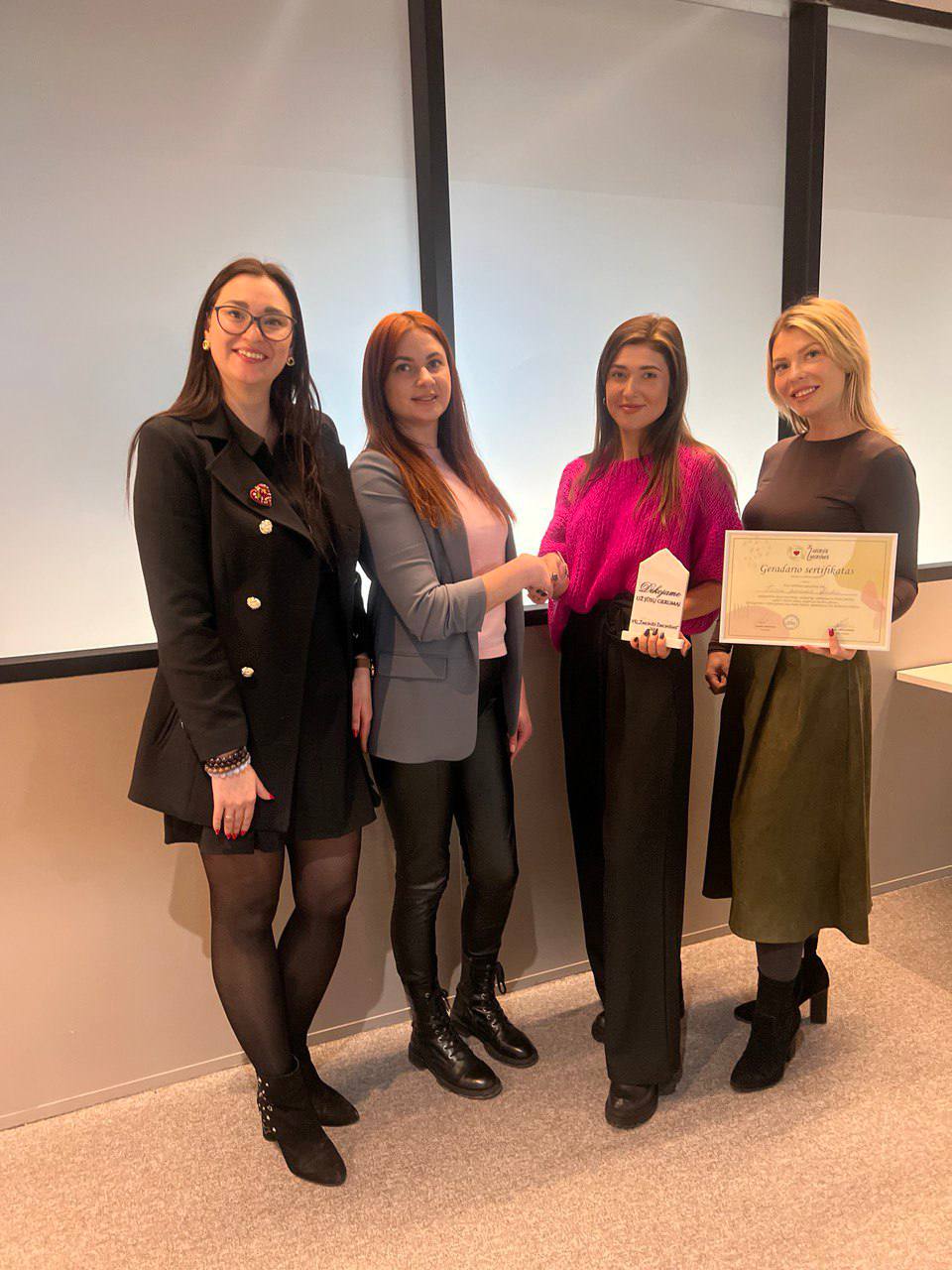 Fenix Charity Fund Has Received Gratitude from the Žmonės Žmonėms Foundation